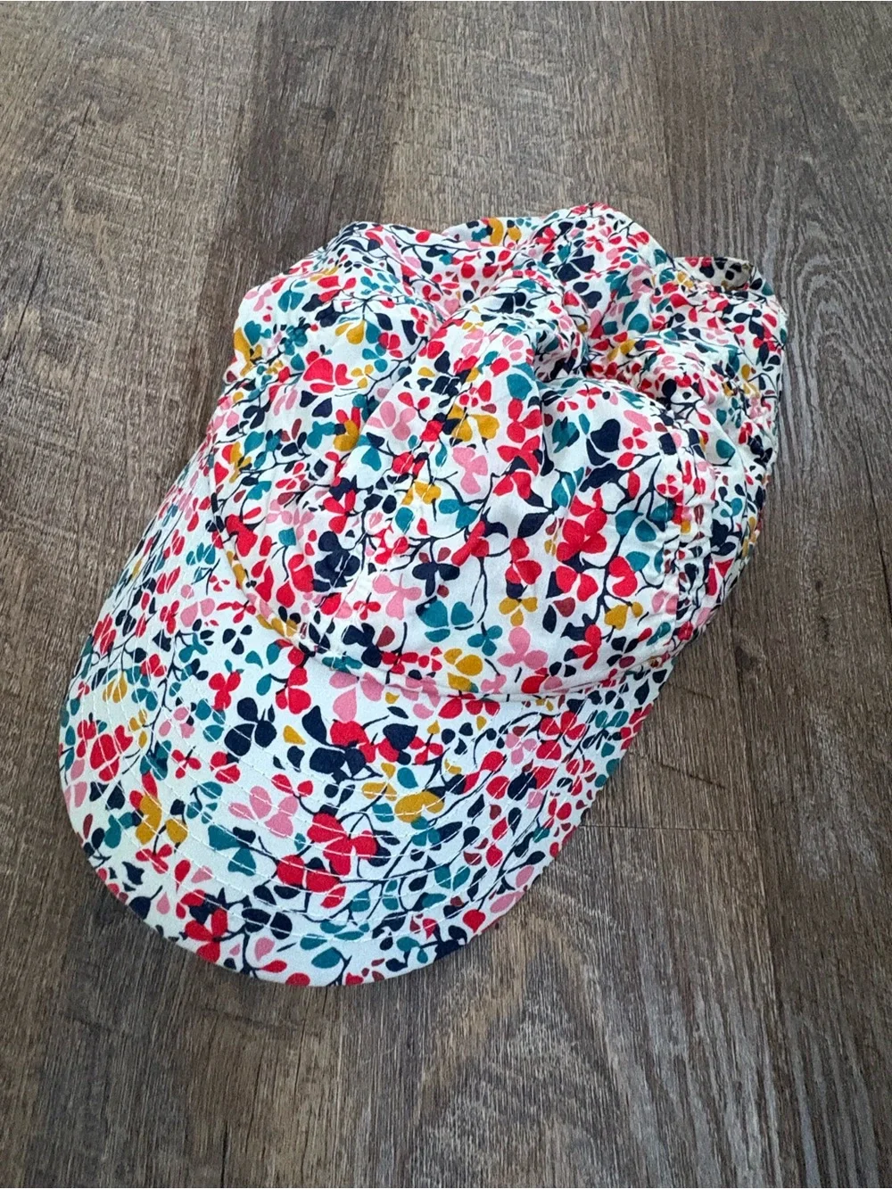 Floral Print Baseball Cap Hat - Multicolor